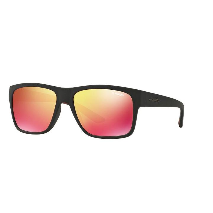 Arnette Casual Urban Reserve An4226 57mm Square Mirror Sunglasses, Men's, Grey (charcoal)