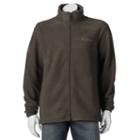 Men's Columbia Flattop Ridge Fleece Jacket, Size: Small, Red/coppr (rust/coppr)