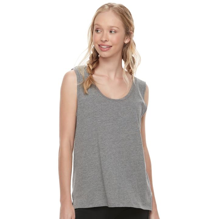 Juniors' So&reg; Muscle Tank, Teens, Size: Large, Black