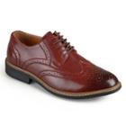 Vance Co. Butch Men's Wingtip Dress Shoes, Size: Medium (8), Dark Red