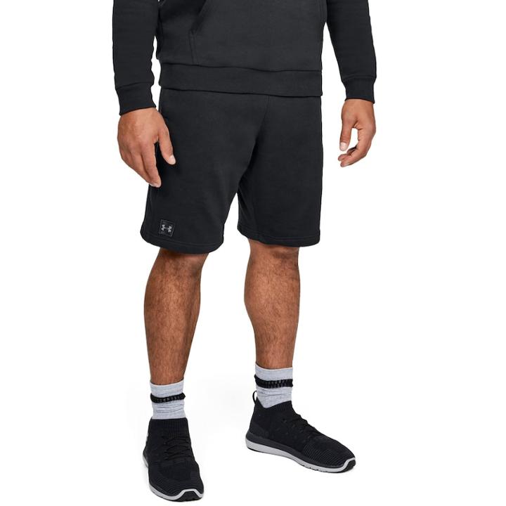 Men's Under Armour Rival Fleece Shorts, Size: Medium, Black