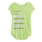 Girls 7-16 So&reg; Performance Graphic Tee, Size: 10, Brt Yellow