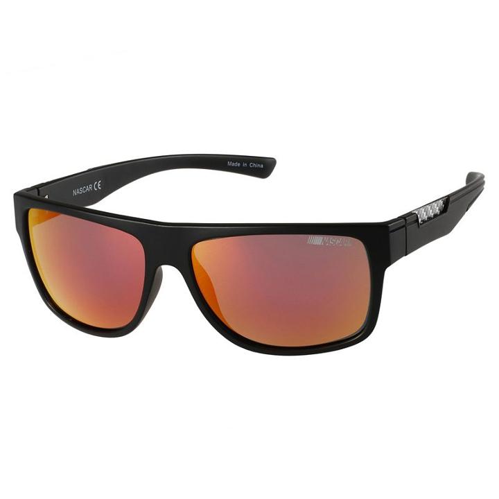 Men's Nascar Polarized Rectangular Sunglasses, Natural