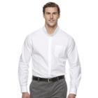 Big & Tall Croft & Barrow&reg; Classic-fit Stretch Woven Button-down Shirt, Men's, Size: Xl Tall, White