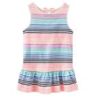 Girls 4-8 Oshkosh B'gosh&reg; Striped Drop-waist Tunic, Girl's, Size: 12, Ovrfl Oth