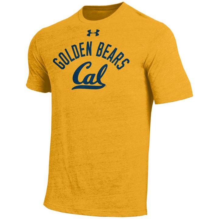 Men's Under Armour Cal Golden Bears Triblend Tee, Size: Small, Multicolor