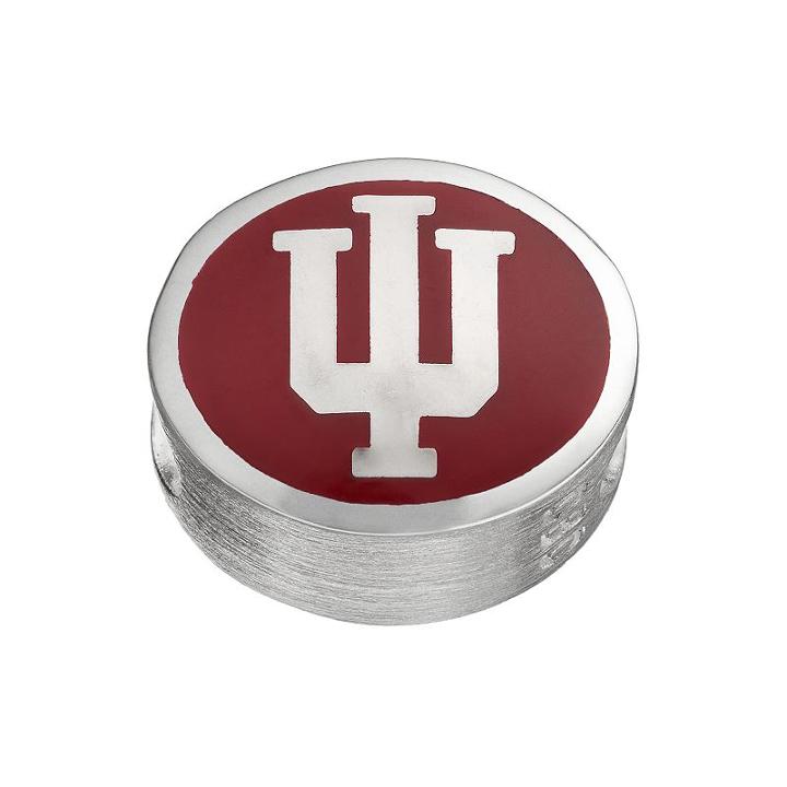 Fiora Sterling Silver Indiana Hoosiers Bead, Women's, Multicolor