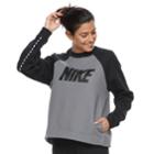 Women's Nike Sportswear Crew Neck Sweatshirt, Size: Medium, Dark Grey