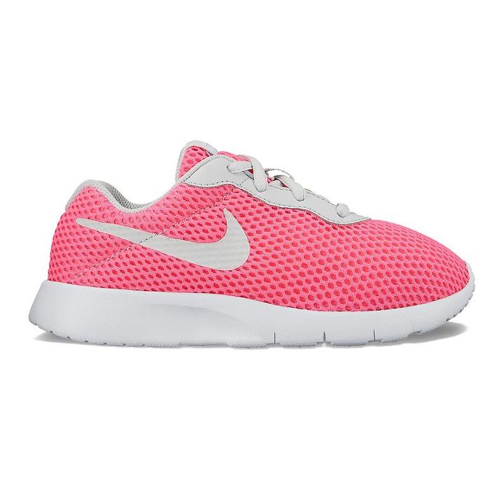 Nike Tanjun Breathe Preschool Girls' Sneakers, Girl's, Size: 13, Red