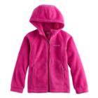 Girls 4-18 Columbia Fleece Hoodie, Size: Xxs (4-5), Light Pink
