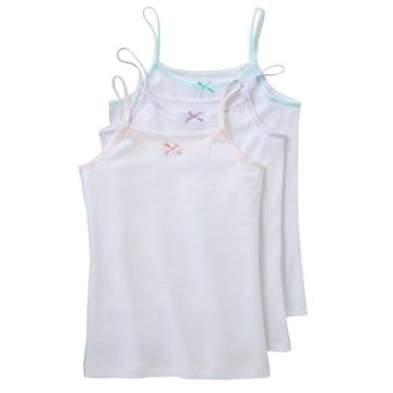 Trimfit 3-pk. Camisoles - Girls, Girl's, Size: 6-8, Orange Oth