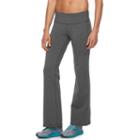 Women's Tek Gear&reg; Shapewear Flared Workout Pants, Size: M Short, Dark Grey