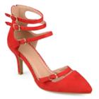 Journee Collection Mariah Women's High Heels, Size: Medium (7.5), Red