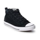 Men's Converse Chuck Taylor All Star Street Mid Suede Sneakers, Size: M13w15, Black