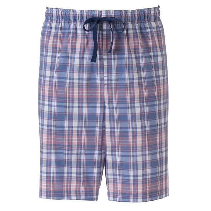 Men's Croft & Barrow&reg; True Comfort Stretch Sleep Shorts, Size: Large, Med Pink