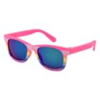 Baby / Toddler Girl Carter's Rainbow Striped Sunglasses, Size: Infant, Pink