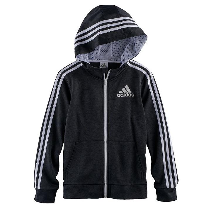 Boys 8-20 Adidas Indicator Jacket, Size: Small, Black