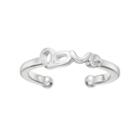 Lc Lauren Conrad Love Toe Ring, Women's, Silver