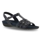 Easy Street Parker Women's Sandals, Size: 11 Wide, Blue (navy)