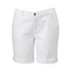Plus Size Simply Vera Vera Wang Faded Jean Bermuda Shorts, Women's, Size: 20 W, White