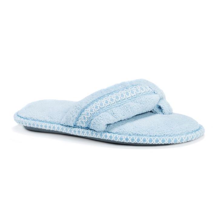 Muk Luks Darlene Women's Thong Slippers, Size: Large, Ovrfl Oth