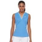 Women's Fila Sport&reg; Splitneck Tennis Tank, Size: Xs, Blue (navy)