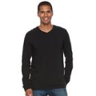 Men's Sonoma Goods For Life&reg; Classic-fit Flexwear V-neck Tee, Size: Large, Black