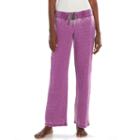 Women's Ten To Zen Burnout French Terry Lounge Pants, Size: Small, Med Purple