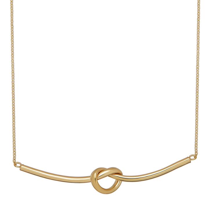 Everlasting Gold 10k Knot Necklace, Women's, Size: 18