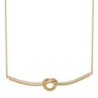 Everlasting Gold 10k Knot Necklace, Women's, Size: 18