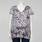 Plus Size Simply Vera Vera Wang Layered Top, Women's, Size: 2xl, Natural