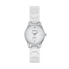Armitron Women's Diamond Ceramic Watch - 75/5348wtsv, White