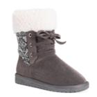 Muk Luks Melba Women's Winter Boots, Size: 10, Grey
