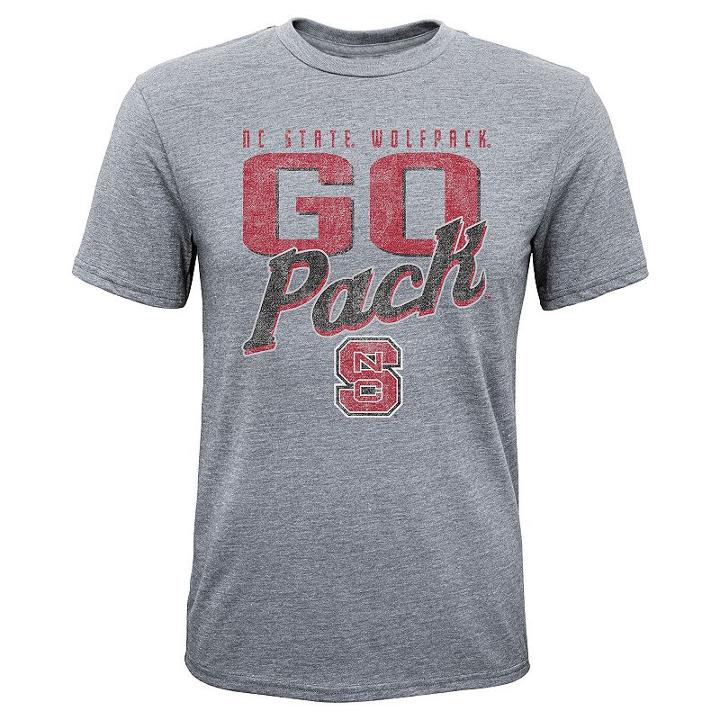 Boys 8-20 North Carolina State Wolfpack Rally Anthem Tee, Size: L 14-16, Grey