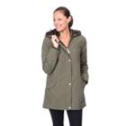 Women's Apt. 9&reg; Hooded A-line Parka, Size: Xl, Dark Green