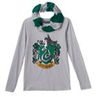 Girls 7-16 Hogwarts House Scarf Tee, Size: Xl, Grey Other