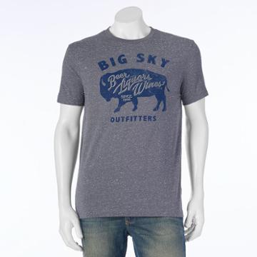 Men's Sonoma Goods For Life&trade; Big Sky Tee, Size: Small, Med Grey