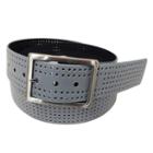 Men's Pga Tour Reversible Perforated Golf Belt, Size: 36, Dark Grey