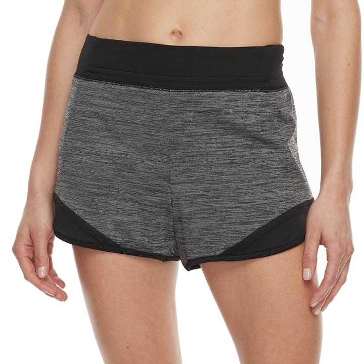 Women's Tek Gear&reg; Knit Running Shorts, Size: Medium, Dark Grey