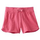Girls 4-10 Jumping Beans&reg; Solid Dolphin-hem Shorts, Girl's, Size: 7, Med Pink