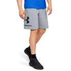 Men's Under Armour Sportstyle Cotton Graphic Shorts, Size: Xl, Med Grey