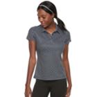 Women's Fila Sport&reg; Short Sleeve Printed Golf Polo, Size: Large, Black