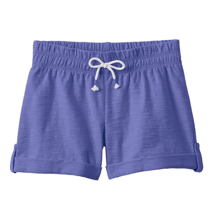 Girls 4-10 Jumping Beans&reg; Slubbed Cuff Shorts, Girl's, Size: 6x, Blue (navy)