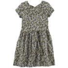 Girls 4-12 Carter's Animal Print Dress, Size: 10-12, Leopard Print