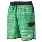 Men's Adidas Tv Noise Microfiber Volley Swim Trunks, Size: Large, Green