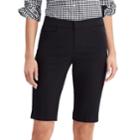 Women's Chaps Bermuda Shorts, Size: 6, Black
