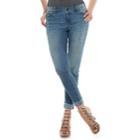 Women's Juicy Couture Flaunt It Ripped Skinny Ankle Jeans, Size: 4, Light Blue