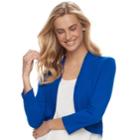 Women's Ronni Nicole Bolero Shrug, Size: Medium, Blue