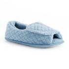 Muk Luks Women's Peep-toe Slippers, Size: Xl, Light Blue