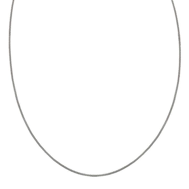 Primrose Sterling Silver Bead Chain Necklace - 18 In, Women's, Size: 18, Grey